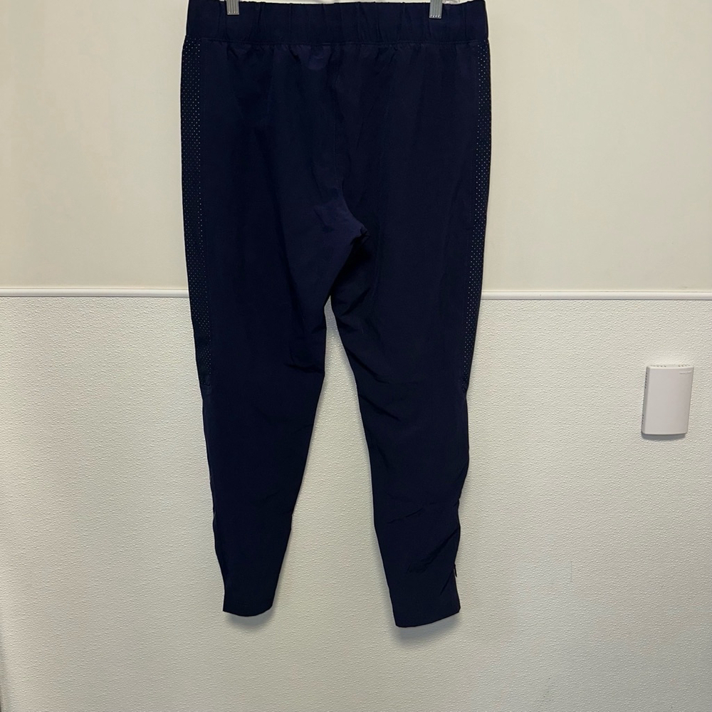 Women's Under Armour Jogger Pants Size L Navy Blue Auburn Lacrosse Club NWT NEW - Picture 14 of 14